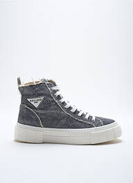 Baskets plateforme talon plat jusqu'à 3cm gris REGARD femme