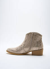 Bottines/Boots beige MYMA pour femme seconde vue