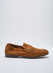 Mocassins marron clair JEFF GALLANO pour homme seconde vue