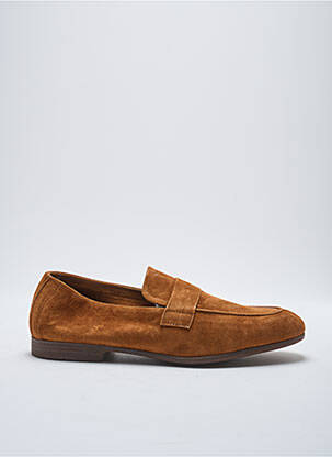 Mocassins marron clair JEFF GALLANO pour homme