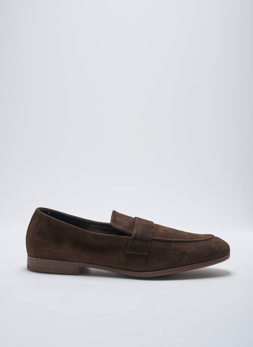 Mocassins marron JEFF GALLANO pour homme