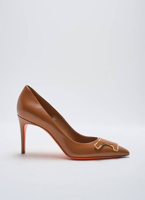 Escarpins marron SANTONI pour femme