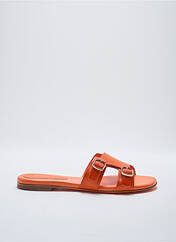 Mules/Sabots orange SANTONI pour femme seconde vue