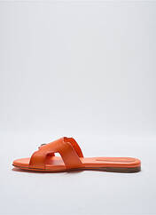 Mules/Sabots orange SANTONI pour femme seconde vue