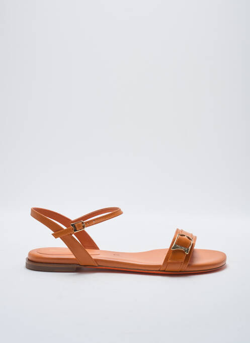 Sandales/Nu pieds orange SANTONI pour femme