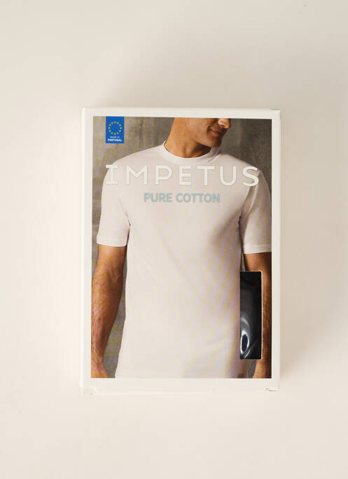 T-shirt noir IMPETUS pour homme