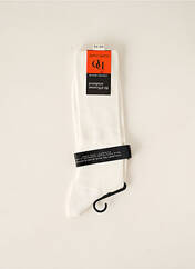 Chaussettes blanc DORE DORE pour homme seconde vue