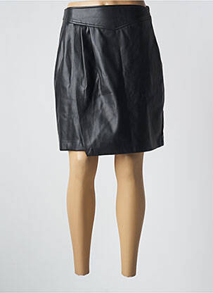 Jupe courte coupe droite noir SUNCOO femme