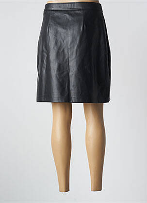 Jupe courte coupe droite noir SUNCOO femme