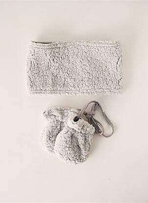 Col / tour de cou coutures renforcées gris BB AND CO enfant