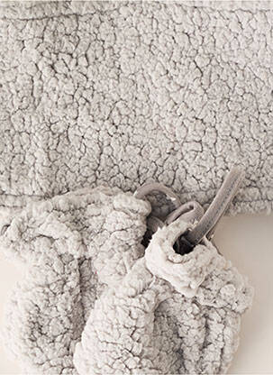 Col / tour de cou coutures renforcées gris BB AND CO enfant