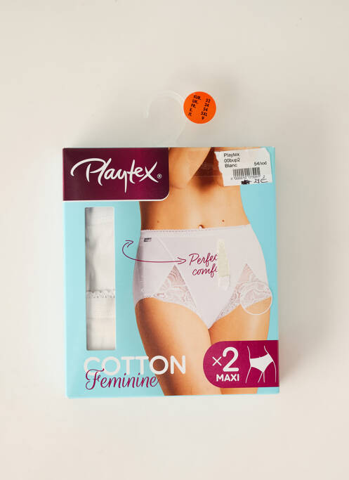 Culotte gainante blanc PLAYTEX pour femme