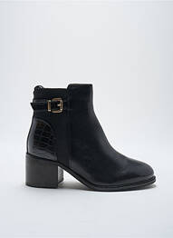 Bottines/boots matière lisse talon de 4 à 6cm noir DUNE LONDON femme