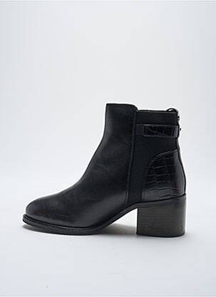 Bottines/boots matière lisse talon de 4 à 6cm noir DUNE LONDON femme