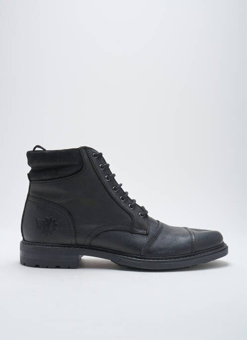 Bottines/Boots noir BASE LONDON pour homme