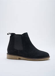 Bottines/boots nubuck talon plat jusqu'à 3cm noir 70/30 femme