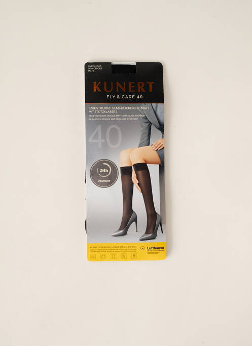 Chaussettes noir KUNERT pour femme