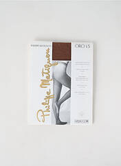 Collants marron PHILIPPE MATIGNON pour femme seconde vue