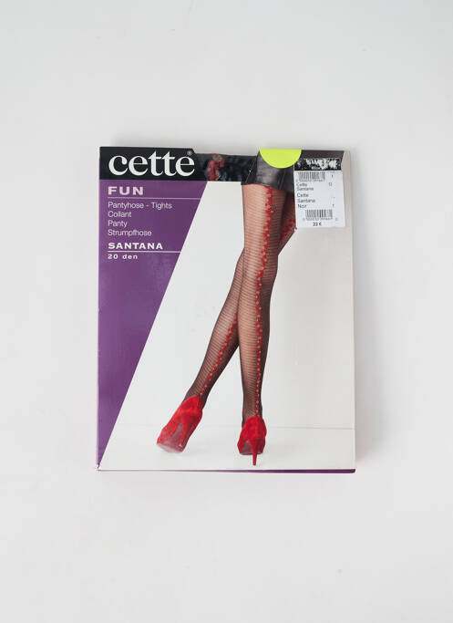 Collants noir CETTE pour femme