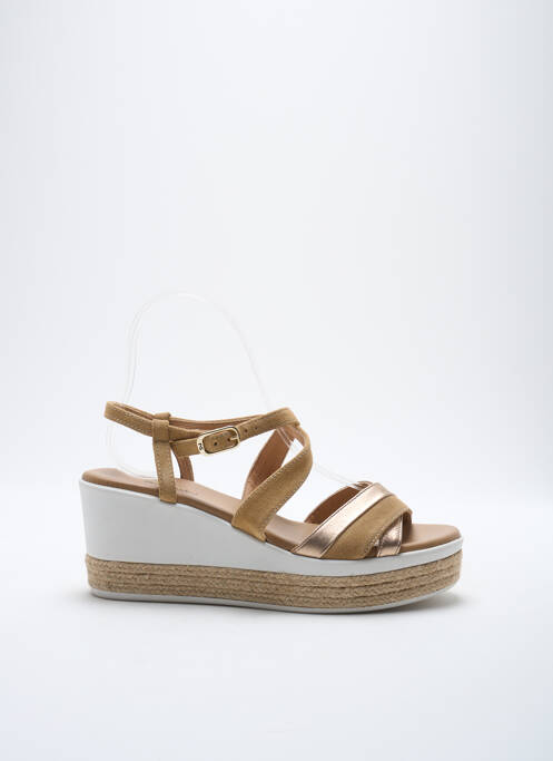 Sandales/nu pieds fermeture bride(s) talon de 7 à 9cm beige NERO GIARDINI femme