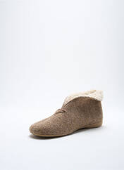 Chaussons/Pantoufles beige LA MAISON DE L'ESPADRILLE pour femme seconde vue