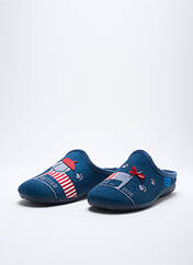 Chaussons/Pantoufles bleu LA MAISON DE L'ESPADRILLE pour femme seconde vue