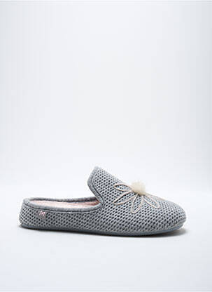 Chaussons/Pantoufles gris MACARENA HOME pour femme