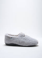 Chaussons/Pantoufles gris LA BANDE À MICH' pour femme seconde vue