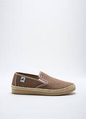 Espadrilles marron LA BANDE À MICH' pour homme seconde vue