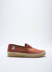 Espadrilles orange LA BANDE À MICH' pour homme seconde vue