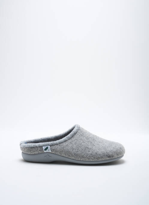 Chaussons/Pantoufles gris LA BANDE À MICH' femme