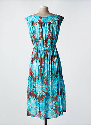 Robe mi-longue bleu LIVIANA CONTI femme