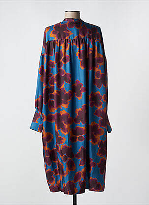 Robe mi-longue bleu ROSSO 35 femme