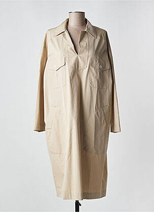 Robe mi-longue beige ASPESI femme
