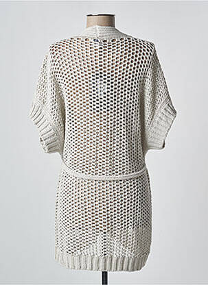 Gilet manches courtes gris LORENA ANTONIAZZI femme