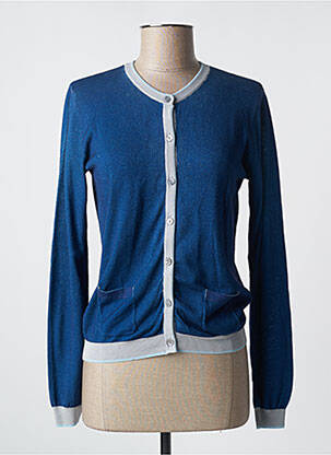 Gilet manches longues bleu IN BED WITH YOU femme