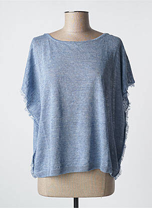 Pull bleu GRAN SASSO femme