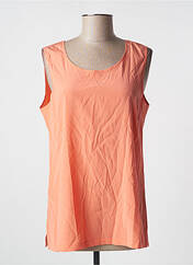 Top orange ANNECLAIRE pour femme seconde vue