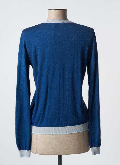 Gilet manches longues bleu IN BED WITH YOU pour femme