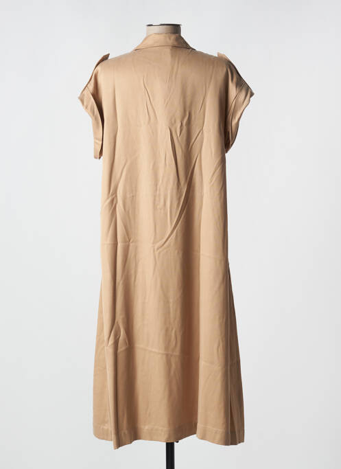 Robe mi-longue beige PESERICO femme