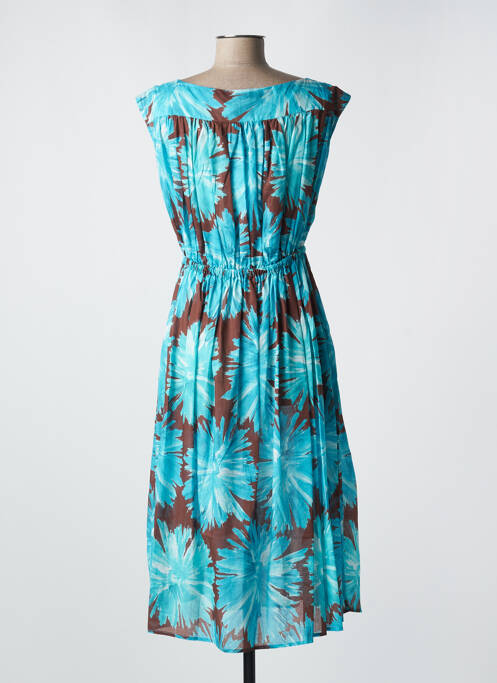 Robe mi-longue bleu LIVIANA CONTI pour femme