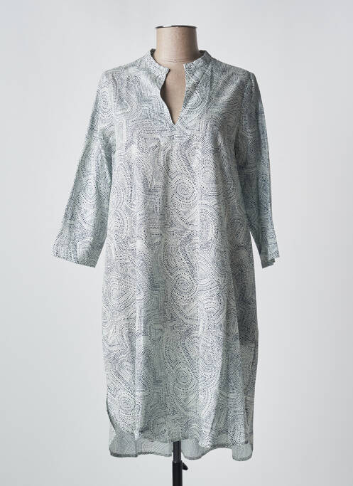 Robe mi-longue bleu OPIFICIO NEIRAMI pour femme