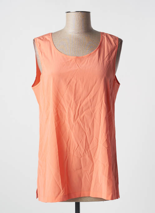 Top orange ANNECLAIRE pour femme