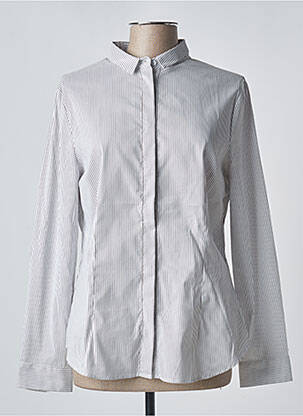 Chemisier coupe cintrée manches longues gris PESERICO femme