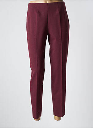 Pantalon 7/8 taille haute taille haute rouge PIAZZA SEMPIONE femme