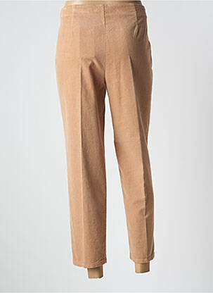 Pantalon 7/8 taille haute taille haute marron PIAZZA SEMPIONE femme