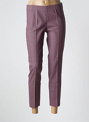 Pantalon 7/8 taille haute taille haute rouge PIAZZA SEMPIONE femme
