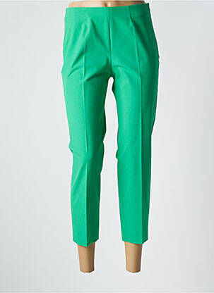 Pantalon 7/8 taille haute taille haute vert PIAZZA SEMPIONE femme