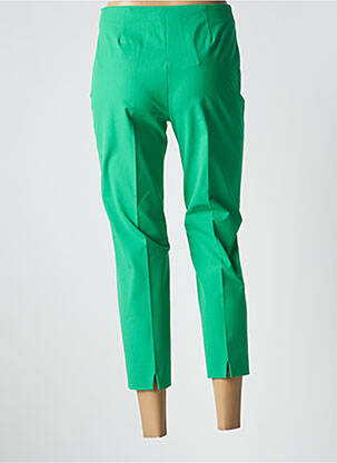 Pantalon 7/8 taille haute taille haute vert PIAZZA SEMPIONE femme