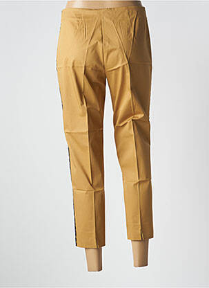 Pantalon 7/8 stretch taille normale marron PIAZZA SEMPIONE femme